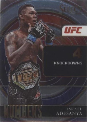 2022 Panini Select UFC - Israel Adesanya #9