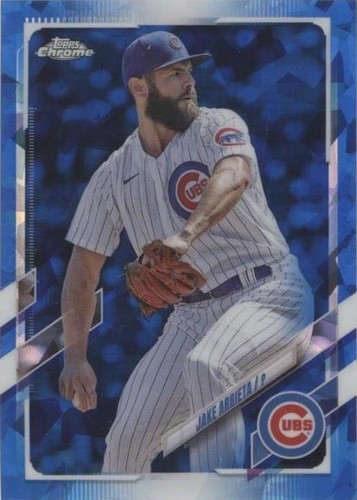 2021 Topps Chrome Update Series Sapphire Edition - Jake Arrieta #US311
