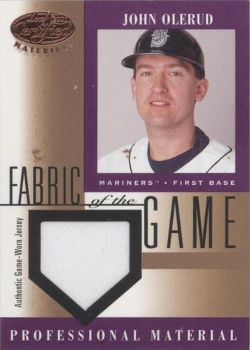 2001 Leaf Certified Materials - John Olerud #FG-116