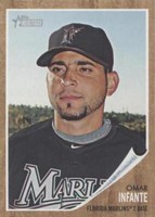 2011 Topps Heritage - Omar Infante #130