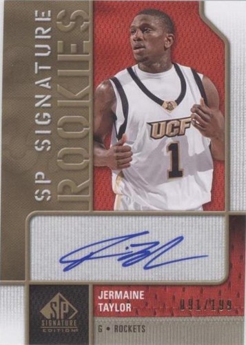 2009-10 SP Signature Edition - Jermaine Taylor #R-TA