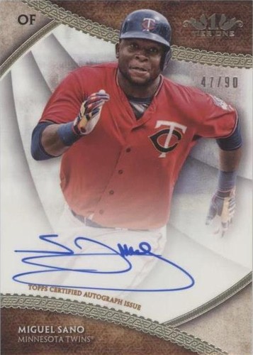 2017 Topps Tier One - Miguel Sanó #BOA-MSA