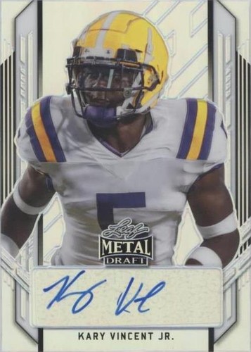 2021 Leaf Metal Draft Kary Vincent Jr. #PA-KVJ