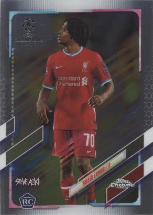 2020-21 Topps Chrome X Steve Aoki UCL Yasser Larouci #91