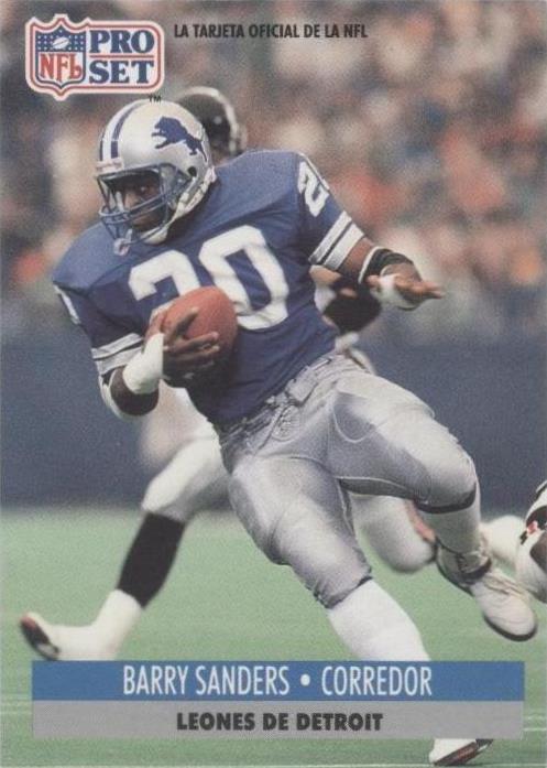 1991 Pro Set Spanish Barry Sanders #71