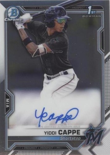 2021 Bowman Chrome - Yiddi Cappe #CPA-YC