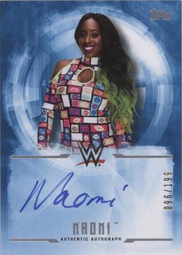 2017 Topps WWE Undisputed - Naomi #UA-NA