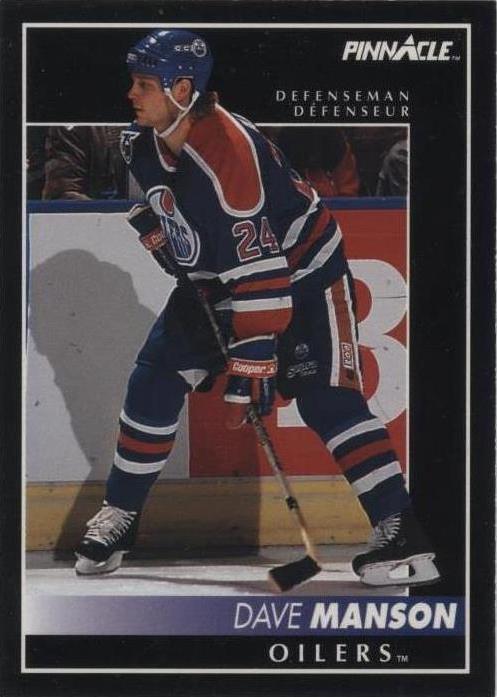 1992-93 Pinnacle Canadian - Dave Manson #334