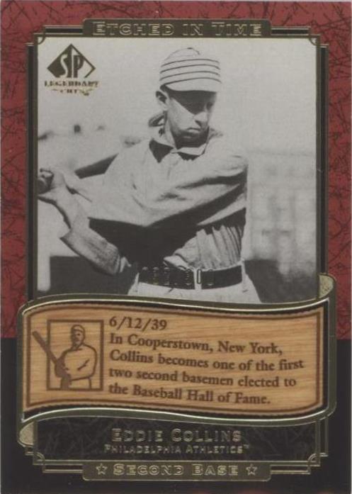 2003 SP Legendary Cuts - Eddie Collins #ET-EC