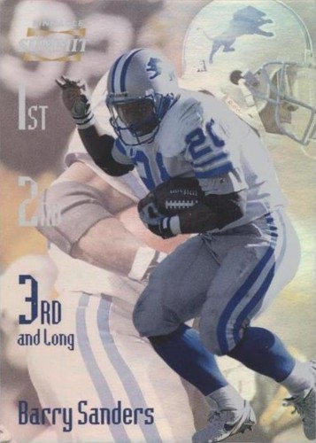 1996 Pinnacle Summit Barry Sanders #17