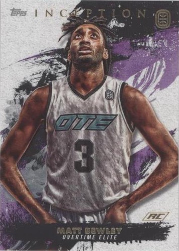 2021-22 Topps Inception OTE Overtime Elite - Matt Bewley #42