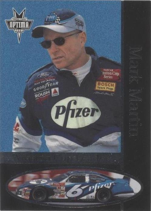 2001 Press Pass Optima - Mark Martin #45