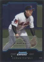 2004 Bowman Chrome - Kazuo Matsui #286