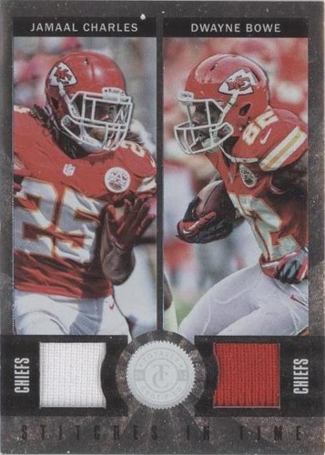 2012 Totally Certified Dwayne Bowe Jamaal Charles #36