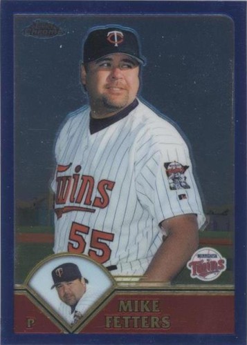 2003 Topps Chrome Traded & Rookies - Mike Fetters #T66