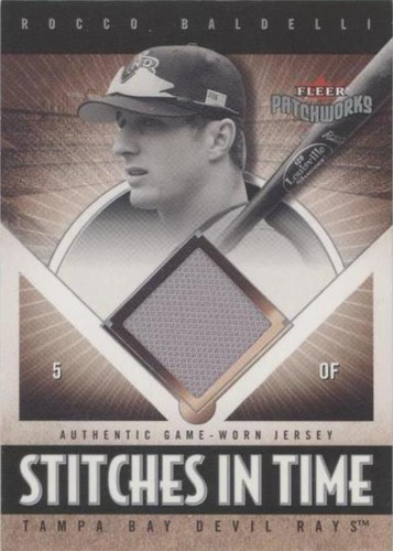 2004 Fleer Patchworks - Rocco Baldelli #ST-RB
