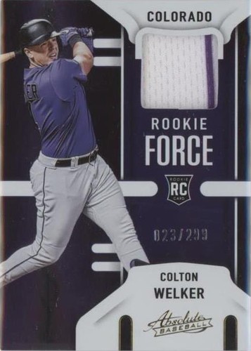 2022 Panini Absolute - Colton Welker #RF-CW