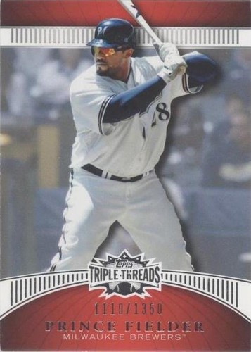 2010 Topps Triple Threads - Prince Fielder #45