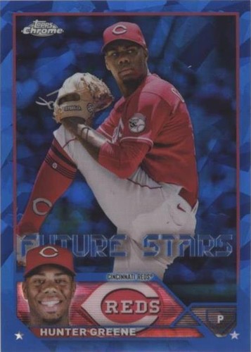 2023 Topps Chrome Sapphire Edition - Hunter Greene #155
