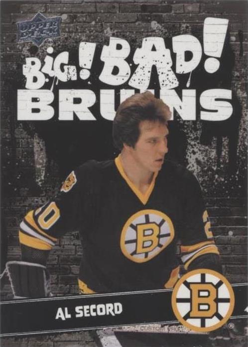 2023-24 Upper Deck Boston Bruins Centennial - Al Secord #186