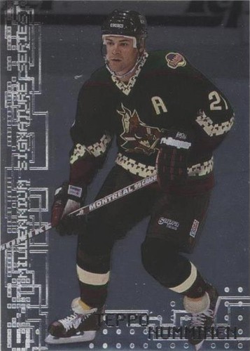 1999-00 In the Game Be A Player Millennium Signature Series - Teppo Numminen #189