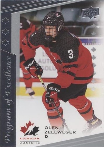 2021 Upper Deck Team Canada Juniors - Olen Zellweger #124