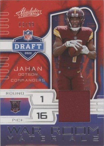 2022 Panini Absolute Jahan Dotson #10