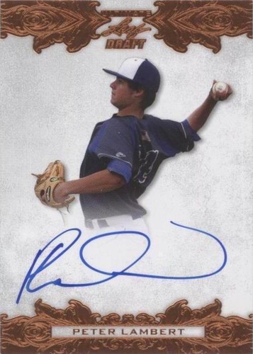 2015 Leaf Ultimate Draft - Peter Lambert #BA-PL1