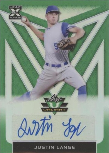 2020 Leaf Valiant - Justin Lange #BA-JL1