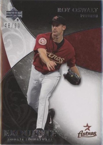 2007 Upper Deck Exquisite Rookie Signatures - Roy Oswalt #27