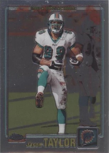 2001 Topps Chrome Jason Taylor #158