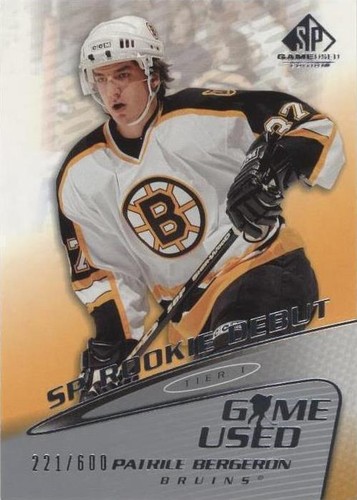2003-04 SP Game Used Edition - Patrice Bergeron #52