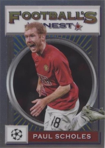 2021-22 Topps Finest Flashbacks UCL Paul Scholes #129