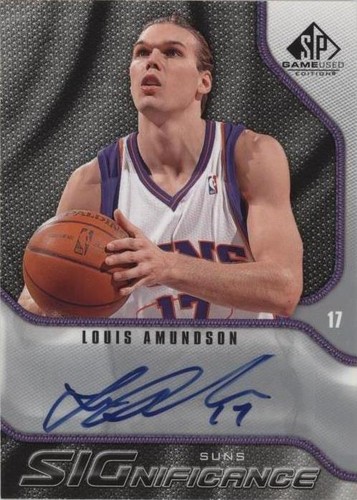 2009-10 SP Game Used - Louis Amundson #S-LA