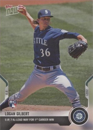 2021 Topps Now - Logan Gilbert #324