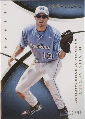 2015 Panini Immaculate Collection Collegiate - Dustin Ackley #39