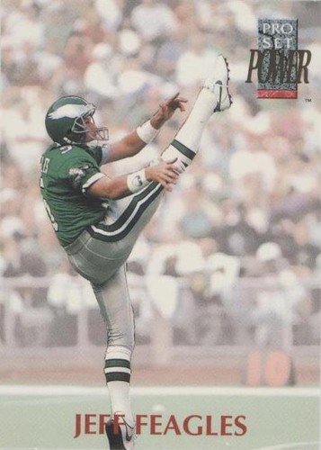 1992 Pro Set Power Jeff Feagles #105