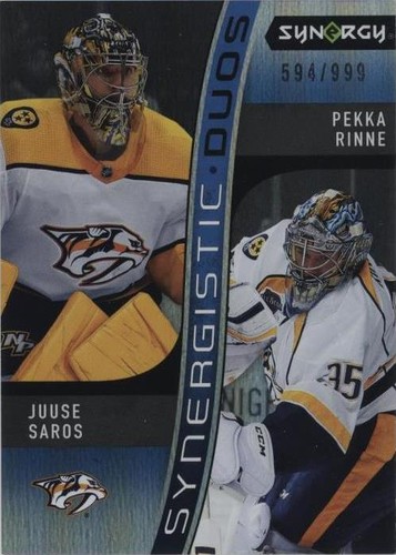 2023-24 Upper Deck Synergy - Juuse Saros Pekka Rinne #SD-12