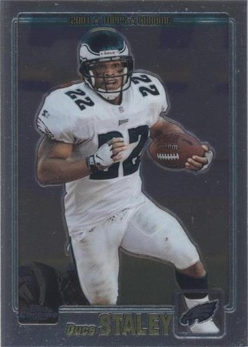 2001 Topps Chrome Duce Staley #140