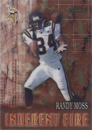 2000 Topps Finest Peter Warrick Randy Moss #167