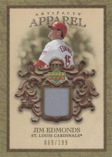 2007 Upper Deck Artifacts - Jim Edmonds #MLB-JE