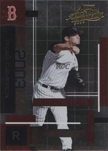 2003 Playoff Absolute Memorabilia - Ryan Cameron #187