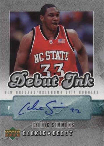 2006-07 Upper Deck Rookie Debut - Cedric Simmons #DI-CS