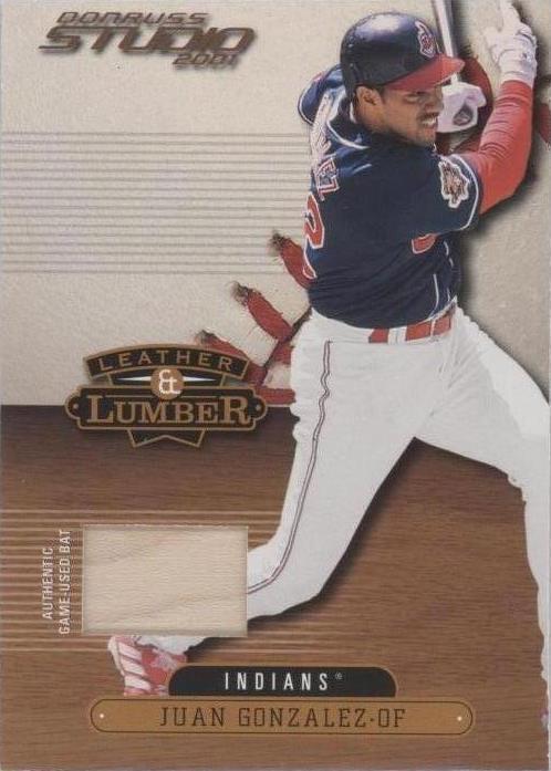 2001 Donruss Studio - Juan González #LL-30