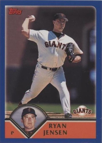 2003 Topps - Ryan Jensen #491