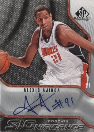 2009-10 SP Game Used - Alexis Ajinca #S-AA