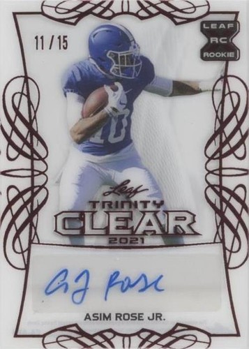 2021 Leaf Trinity Asim Rose Jr. #CA-ARJ