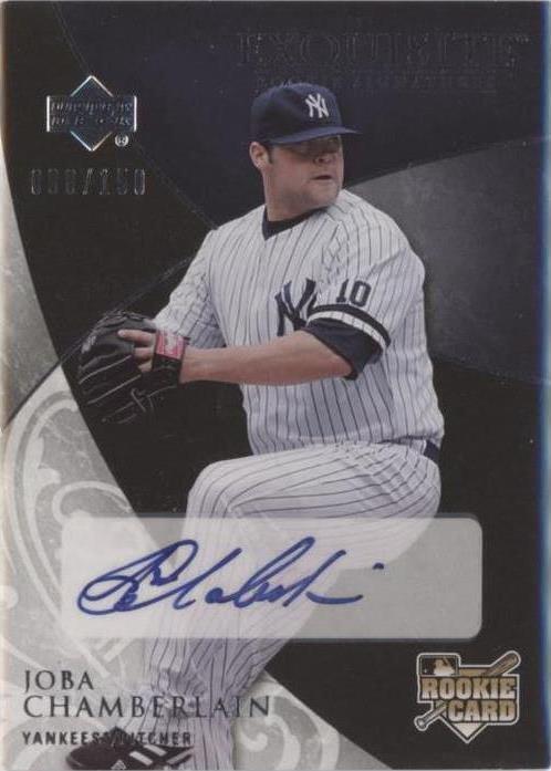 Upper Deck Exquisite Rookie Signatures 2007 - Joba Chamberlain #182