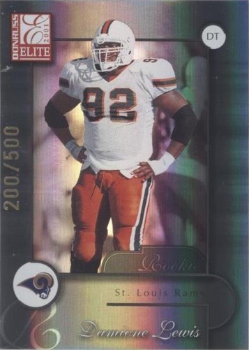 2001 Donruss Elite Damione Lewis #176
