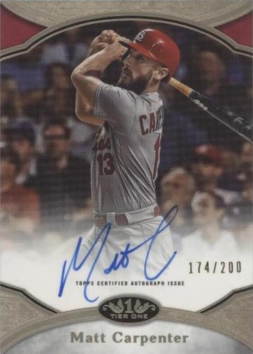 2020 Topps Tier One - Matt Carpenter #PPA-MAC
